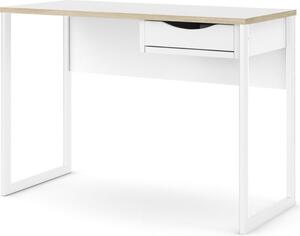 Tvilum Písací stôl Felixa 513 110 cm hickory Jackson/biely