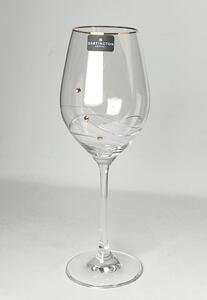 Diamante Dartington poháre na biele víno s kryštálmi Swarovski 330 ml 1KS