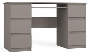 TP Living Písací stôl KUBA 130 cm caffe latte