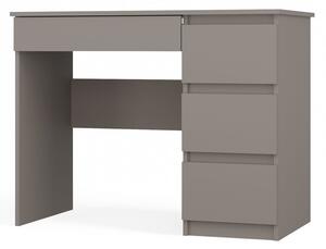 TP Living Písací stôl Mijas 98 cm pravý kávové latté