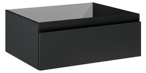 Oltens Vernal skrinka 60x45.6x23.6 cm závesné pod umývadlo čierna 60009300