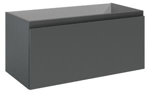 Oltens Vernal skrinka 100x45.6x47 cm závesné pod umývadlo grafitová 60015400