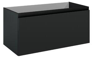 Oltens Vernal skrinka 100x45.6x47 cm závesné pod umývadlo čierna 60015300