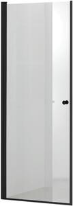 Hagser Gabi sprchové dvere 80 cm výklopné čierna matná/priehľadné sklo HGR22000021