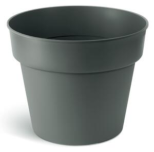 Prosperplast Plastový kvetináč PLANTIS odtieň sivý kameň matný, variant 19,5 cm