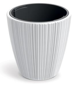 Prosperplast Plastový kvetináč OROS biely matný, variant 29,9 cm