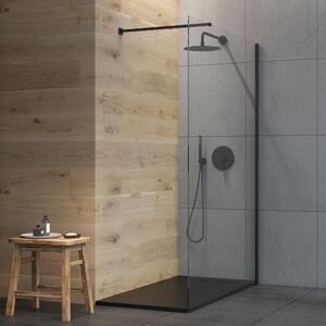 Oltens Bergytan obdĺžniková sprchová vanička 140x80 cm čierna 15106300