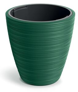 Prosperplast Plastový kvetináč Venas Round tmavozelený, variant 29,9 cm