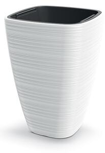 Prosperplast Plastový kvetináč Venas Square biely, variant 28,9 cm