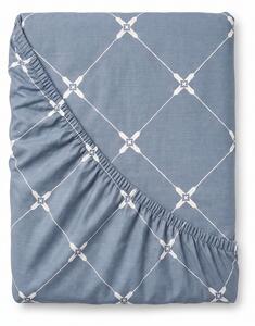Kvalitex Bavlnené napínacie prestieradlo Zafír modrý 80x200cm