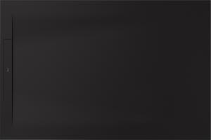 Roca Pyros obdĺžniková sprchová vanička so sifónom 120x90 cm čierna AP9014B038401400