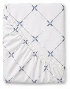 Kvalitex Bavlnené napínacie prestieradlo Zafír biely 80x200cm