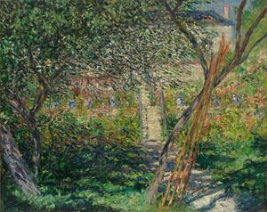Obrazová reprodukcia A Garden in Vetheuil; Le Jardin de Vetheuil, 1881, Claude Monet