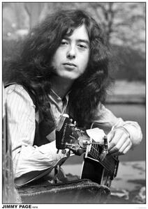 Plagát, Obraz - Led Zeppelin / Jimmy Page - Guitar 1970