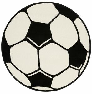 Hanse Home Collection koberce Kusový koberec Prime Pile Fussball 100015 - 100x100 (priemer) kruh cm