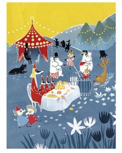 Suomen Korttipiste Plagát Party in Moominvalley 30x40