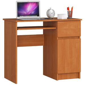 Ak furniture Písací stôl PIKSEL 90 cm jelša pravý