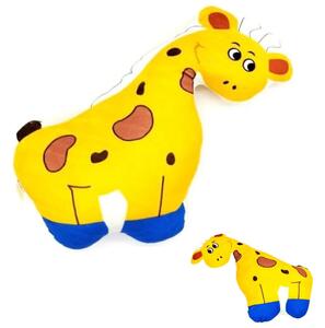 3D mikroplyšový detský vankúšik Žirafa Tiahome
