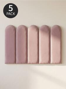 Sinsay - Čalúnené nástenné panely 5 pack - pastelová ružová