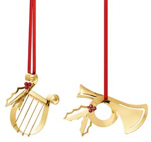 Vianočná ozdoba Harp / Horn Palladium 2026 – 2 ks