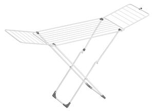 SONGMICS Skladací sušiak na bielizeň s krídlami 182 x 103 x 50 cm biely