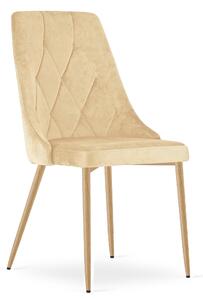 Jedálenská stolička IMOLA VELVET, béžová