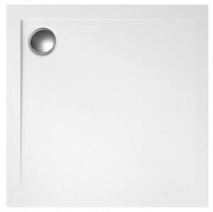 Polimat Geos štvorcová sprchová vanička 80x80 cm biela 00425