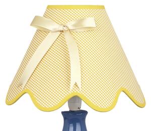 Stolná lampa LOLA žltá/modrá E14/1x40W, H41 cm