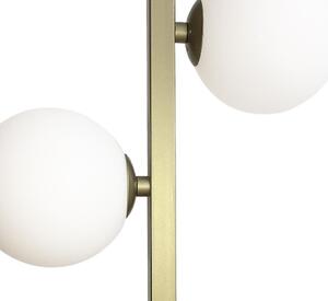 Stolná lampa KAMA Brass / White G9/1X28W, H42cm