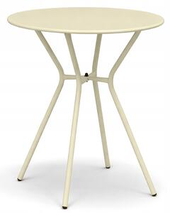 Dekorstudio Kávový stolík COMO krémový- 60 cm