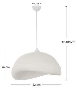 Brilagi - Závesné svietidlo na lane WABI SABI 1xE27/40W/230V pr. 52 cm biela