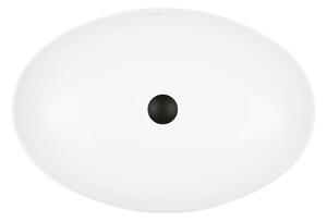Ksuro 102 umývadlo 61.5x41.5 cm oválny pultové umývadlo biela 20006000