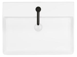 Ksuro 100 umývadlo 59x43.5 cm obdĺžnik pultové umývadlo biela 21000000