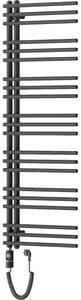 Mexen Neptun, elektrické vykurovacie teleso 1400 x 500 mm, 600 W, antracitová, W101-1400-500-2600-66