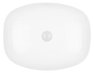 Ksuro 103 umývadlo 49.5x38.5 cm obdĺžnik pultové umývadlo biela 20008000