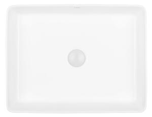 Ksuro 100 umývadlo 47x36 cm obdĺžnik pultové umývadlo biela 20004000