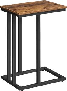 Príručný stolík Vasagle Malis 38 cm čierny/hnedý