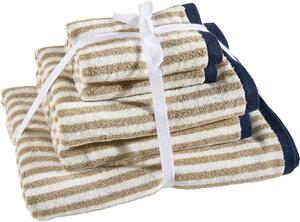 SADA FROTÉ UTERÁKOV, 30/50 cm, modrá, béžová Esposa - Kúpeľňový textil, Online Only