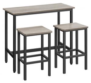 Barový stôl so stoličkami LBT218B02
