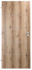 Interiérové dvere Naturel Ibiza alu ľavé 60 cm dub natura IBIZAALUCPLDN60L