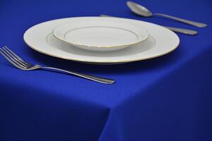 Dekorstudio Obrus na stôl - modrý Rozmer obrusu (šírka x dĺžka): 110x110cm