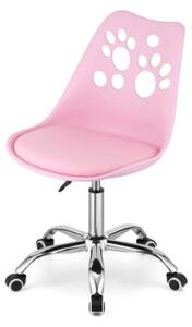 Bestent Kancelárska stolička ružová škandinávsky štýl PAW Basic