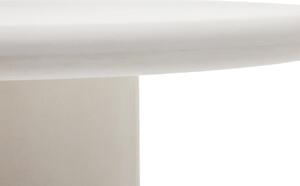 MUZZA Záhradný konferenčný stolík Adi ⌀ 66 cm biely