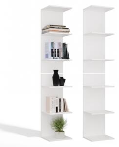 TP Living Regál FRAME 180 cm biely
