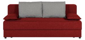 ROZKLADACIA POHOVKA, textil, kompozitné drevo, červená P & B - Sedačky, Online Only
