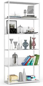 Ak furniture Regál LOFT 80 cm biely