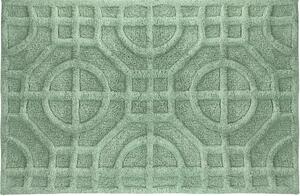 Kleine Wolke Mosaic koberček do kúpeľne 60x50 cm obdĺžnik zelená 9167685433