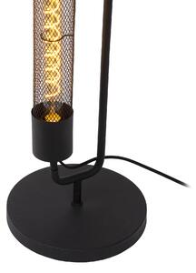 Stojatá lampa CALIXT Black 2/E27, H130 cm