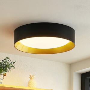 Stropné Lampa Lindby, Kambia, Čierna, Obývacia izba, Hliník, Moderný