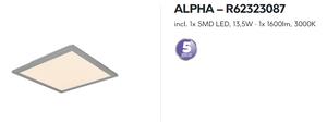 Stropné svietidlo ALPHA Titan, LED13,5W, 3000K